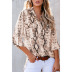 autumn new style leopard print loose casual shirt NSZH28679