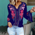 autumn and winter new style loose long-sleeved printed T-shirt NSZH28747
