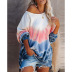 new style print round neck long sleeve casual loose sweatshirt NSZH28750