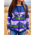 new loose round neck pullover printed sweatshirt NSZH28762
