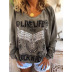 autumn and winter new style loose round neck printed sweatshirt NSZH28770
