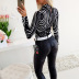 autumn new slimming printed long-sleeved T-shirt  NSZH28772