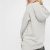 fashion irregular hem lace-up casual sweatshirt NSLD28890