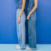 Retro high waist drape jeans  NSLD28922
