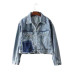 fashion stitching denim jacket  NSLD28933