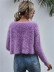 Casual imitation mink knitted cardigan  NSLD28944