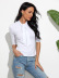 Autumn new cotton pure color slimming shirt  NSLM28970