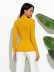 autumn polyester-cotton thin chest high neck long-sleeved bottoming shirt NSLM28971