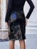 retro shiny leather skirt  NSLM28981
