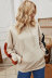 hedging all-match hooded fashion color matching mid-length loose slim thin sweatshirt NSLM28986