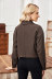 fashion lapel long-sleeved tooling jacket  NSLM28990