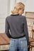 autumn new button solid color all-match short fake cardigan  NSLM29013