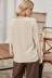 Fashion Loose Single-breasted Fall Thin Knitted V-neck Cardigan T-shirt NSLM29024