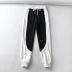 contrast color stitching sweatpants  NSHS29095