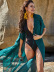 sexy see-through long chiffon sunscreen beach skirt NSLM29107