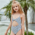 children s new printing spotted one-piece swimwear  NSHL16806