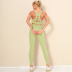 double-sided solid color bra yoga suit  NSLX16824