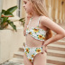 children s new bikini print split swimwear  NSHL16840