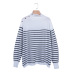 casual striped turtleneck sweater  NSLK16934