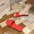 flat heel woven slippers  NSPE20064