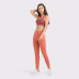 high waist nude quick-drying sports suit  NSDS20591