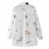 puppy print loose fit shirt NSAM20718