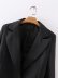 fashion one button black suit jacket NSAM20724