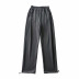 Pocket Elastic Waist Wide Leg Sweatpants  NSLD29233