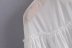 raglan stitching flared sleeve see-through shirt  NSAM29236