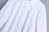lapel breasted poplin long shirt dress NSAM29258