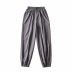 elastic waist harem sports pants NSHS29356