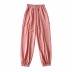 elastic waist harem sports pants NSHS29356