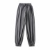 Draping loose elastic waist jogging pants  NSHS29357
