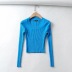 large round neck stretch tight bottoming sweater  NSHS29366