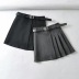 falda plisada con cinturón NSHS29370