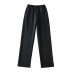 pantalones deportivos de color liso con cintura elástica NSHS29376