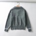 spring and summer contrast stitching pullover sweater NSHS29416