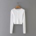 fashion trend solid color sweater NSHS29452