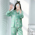 long-sleeved spring and autumn silk summer thin home service suit NSJO29512