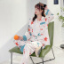 new summer thin long-sleeved trousers silk casual printing home service NSJO29514