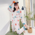 new summer thin long-sleeved trousers silk casual printing home service NSJO29514