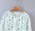 fashion slim floral print long-sleeved shirt  NSAM29656