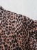 single breasted leopard print dress NSAM29658
