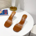 transparent high-heeled sandals  NSCA29683