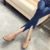 spring and autumn soft leather thick-heeled mid-heel shoes NSHU29712