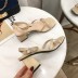 spring and summer simple high heels sandals  NSHU29718