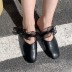 fashion lace flat-bottomed half slippers  NSHU29741