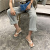 mid-heel clip fashionable flip flops NSHU29749