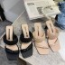fashion woven high heels sandals  NSHU29756
