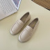 spring and summer one-pedal flat bottom fashion small leather shoes  NSHU29762